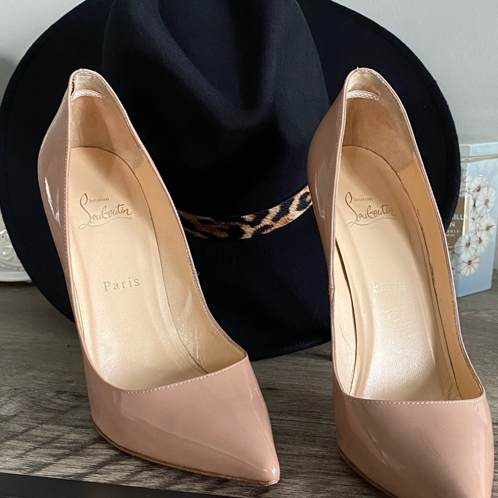 💰SOLD💰Christian Louboutin Nude Pigalle 120 - Picture 2 of 8